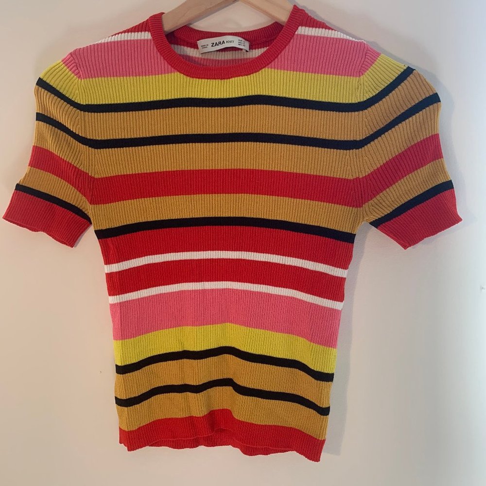 Zara Striped Sweater Tee